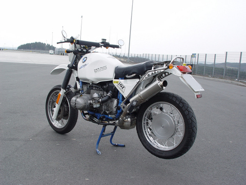 Bmw r 100 gs umbau schwinge